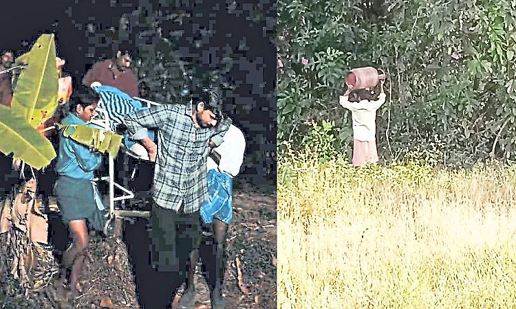 Katpadi: Bettigeri village remains cut off, residents forced to walk over a kilometre daily