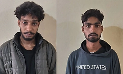 Two arrested with 106 grams of ganja in Honnavar