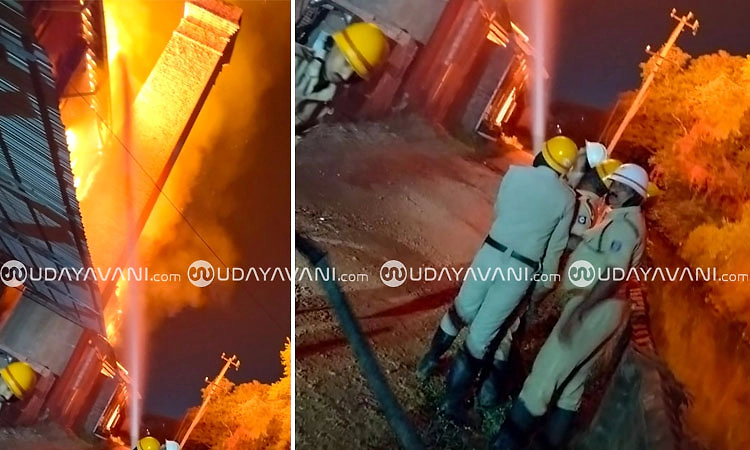 Mangaluru: ಹೊಯ್ಗೆ ಬಜಾರ್‌ನ ಹಂಚಿನ ಕಾರ್ಖಾನೆಯಲ್ಲಿ ಅಗ್ನಿ ಅವಘಡ