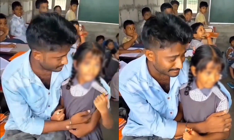 "ನನ್ನ ಮಗಳಿಗೆ ಹೊಡೆಯಬೇಡಿ, ಅವಳಿಗೆ ತಾಯಿ ಇಲ್ಲ": ಶಾಲೆಯಲ್ಲಿ ಕಣ್ಣೀರು ಹಾಕಿದ ಅಸಹಾಯಕ ತಂದೆ