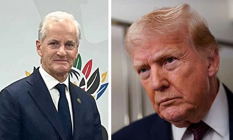 ನೊಬೆಲ್‌ ಪ್ರಶಸ್ತಿಯನ್ನು  ನಾವು ಕೊಡಲ್ಲ: ಟ್ರಂಪ್‌ಗೆ ನಾರ್ವೆ ಪಿಎಂ ತಿರುಗೇಟು