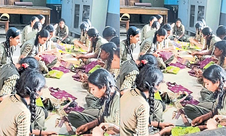 Thekkatte: ಕಾಗದ, ಬಟ್ಟೆ ಚೀಲ ತಯಾರಿಸಿದ ವಿದ್ಯಾರ್ಥಿಗಳು!