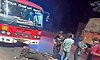 Honnavar: Bike rider killed on the spot in bus–bike collision