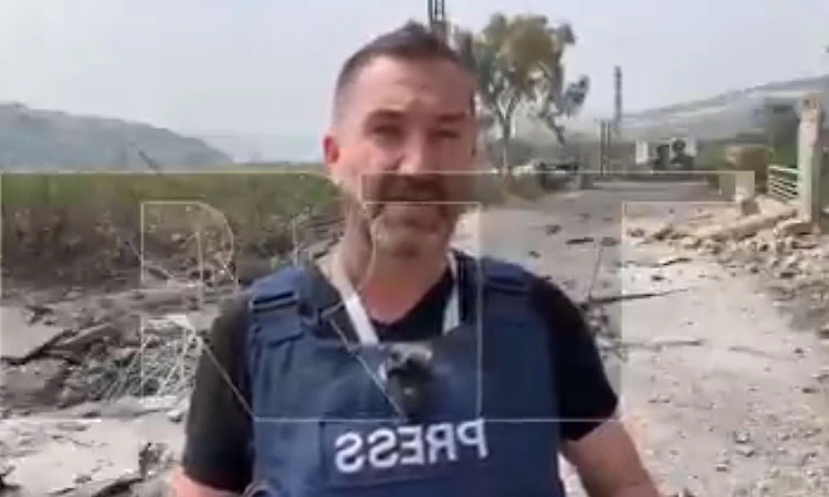 Russian journalist, cameraman injured in Israeli airstrike near filming site in south Lebanon