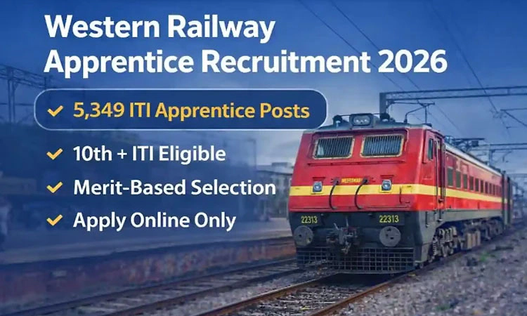 Recruitment: ಪಶ್ಚಿಮ ರೈಲ್ವೇ ಇಲಾಖೆಯಲ್ಲಿ 5000ಕ್ಕೂ ಅಧಿಕ ಉದ್ಯೋಗಾವಕಾಶ