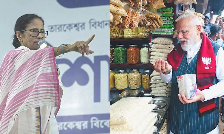 It's all drama: Mamata on PM making pit stop to buy 'jhalmuri' during Bengal poll campaign