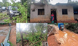 Belthangady: ಭಾರೀ ಗಾಳಿಮಳೆ; ಅಪಾರ ಹಾನಿ