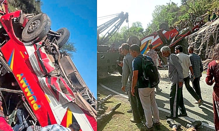 ಜಮ್ಮು-ಕಾಶ್ಮೀರದ ಉಧಂಪುರದಲ್ಲಿ ಭೀಕರ ಬಸ್ ಅಪಘಾತ: 15 ಮಂದಿ ಮೃತ್ಯು... ಹಲವರ ಸ್ಥಿತಿ ಗಂಭೀರ