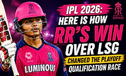 IPL 2026: Here is how RR’s win over LSG changed the playoff qualification race