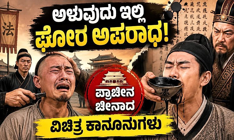 ಅತ್ತರೆ ಗಡ್ಡ ಮುಂಡನ, ಕೈಬರಹ ಕೆಟ್ಟರೆ ಶಾಯಿ ಪ್ರಾಶನ! ಇದು ಪುರಾತನ ಚೀನಾದ ಕ್ರೂರ ಕಥೆ...