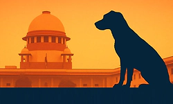 ಬೀದಿನಾಯಿ ಪ್ರಕರಣದಲ್ಲಿ ಸುಪ್ರೀಂಕೋರ್ಟ್‌ಎದುರು 600 ವಕೀಲರಿಂದ ವಾದ!