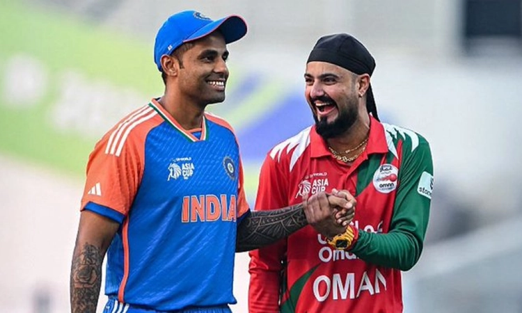 Surya uses all batters as scratchy India beat Oman by 21 runs