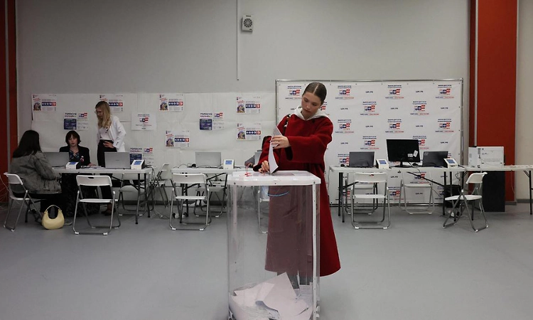 Russia holds parliamentary vote in areas it seized from Ukraine in war