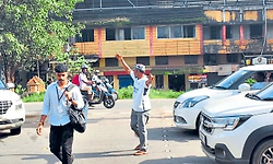 ಸಹ್ಯಾದ್ರಿ ಜಂಕ್ಷನ್‌: ರಸ್ತೆ ದಾಟುವುದೇ ಸವಾಲು
