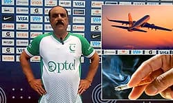 ವಿಮಾನದಲ್ಲಿ ಸಿಗರೇಟ್ ಸೇದಿ ಸಂಕಷ್ಟಕ್ಕೆ ಸಿಲುಕಿದ ಪಾಕಿಸ್ತಾನ ಹಾಕಿ ತಂಡದ ಮ್ಯಾನೇಜರ್