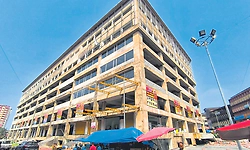 Rebuilt Central Market building in Mangaluru nears completion