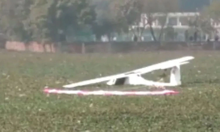 IAF's two-seater aircraft 'force lands' in UP's Prayagraj after technical snag, pilots safe
