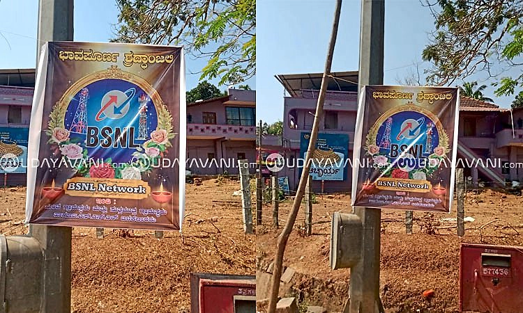 ಬಿಎಸ್‌ಎನ್‌ಎಲ್ ನೆಟ್‌ವರ್ಕ್ ಸಮಸ್ಯೆ; ಹೊಸನಗರದಲ್ಲಿ ಗ್ರಾಮಸ್ಥರ ವಿಭಿನ್ನ ಪ್ರತಿಭಟನೆ