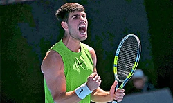 Australian Open: ಕಾರ್ಲೋಸ್‌ ಅಲ್ಕರಾಜ್‌ಗೆ ಮುನ್ನಡೆ  