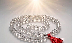 Significance and benefits of wearing crystal quartz mala 