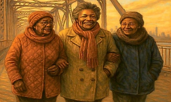 ಶಾಂತಿ ಸೇತುವೆಯ ಮೇಲೆ ಮೂವರು ಅಜ್ಜಿಯರ ನಿಶ್ಯಬ್ದ ಪಾದಯಾತ್ರೆ