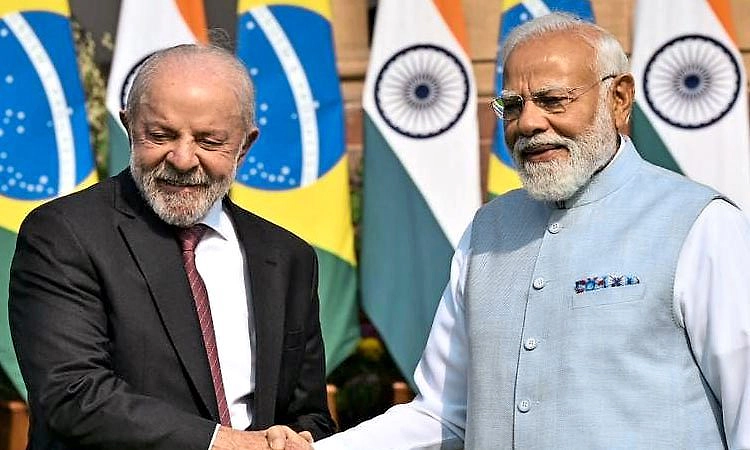 ಭಾರತ - ಬ್ರೆಜಿಲ್‌ ನಡುವೆ 1.8 ಲಕ್ಷ ಕೋಟಿ ರೂ. ವ್ಯಾಪಾರ ಗುರಿ  