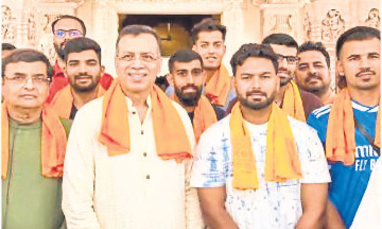 Lucknow cricketers: ಲಕ್ನೋ ಕ್ರಿಕೆಟಿಗರಿಂದ ಅಯೋಧ್ಯೆ ರಾಮ ದರ್ಶನ