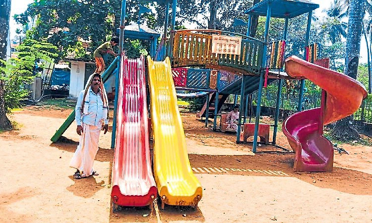 Children avoid parks in Karkala despite summer holidays due to heat