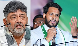 “I don’t even know that boy’s status”: D.K. Shivakumar takes swipe at Nikhil Kumaraswamy