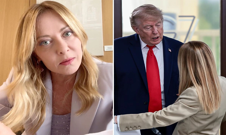 Trump deepens dustup with Italy's Meloni over disputed photo from G7 summit