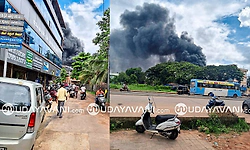 ಆದಿಉಡುಪಿ ಸಂತೆ ಮಾರ್ಕೆಟ್‌ನ ಅಂಗಡಿಗೆ ಆಕಸ್ಮಿಕ ಬೆಂಕಿ