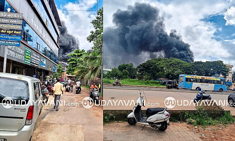 ಆದಿಉಡುಪಿ ಸಂತೆ ಮಾರ್ಕೆಟ್‌ನ ಅಂಗಡಿಗೆ ಆಕಸ್ಮಿಕ ಬೆಂಕಿ