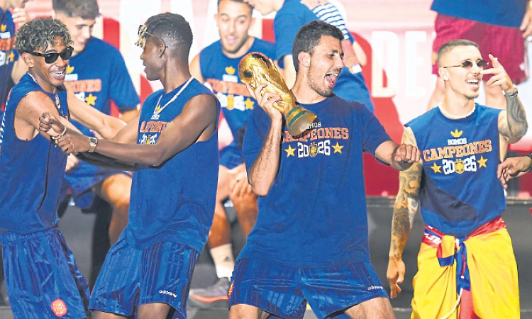 Champion Spain: ಚಾಂಪಿಯನ್‌ ಸ್ಪೇನ್‌ ಅದ್ಧೂರಿ ವಿಜಯೋತ್ಸವ