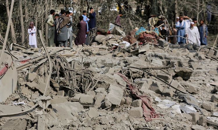 Pakistan says airstrikes target militant hideouts in Afghanistan, killing 28. Kabul says 3 killed