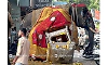 Shivamogga Dasara: Elephant runs amok during Jamboo Savari, silver howdah falls off