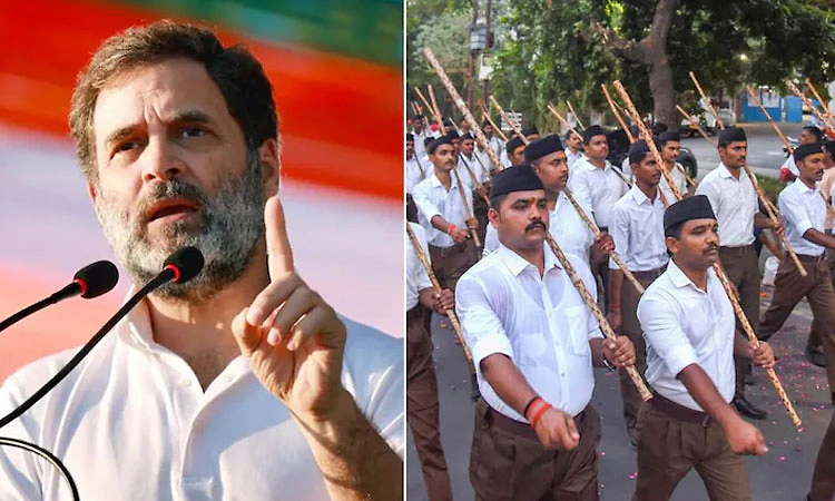 ಆರ್‌ಎಸ್‌ಎಸ್ ಕೇವಲ ಪುರುಷರಿರುವ ಪಂಥ ಎಂದು ರಾಹುಲ್‌ ಗಾಂಧಿ ಟೀಕೆ!