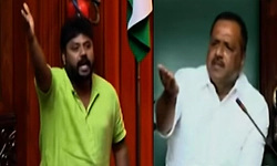 Assembly; ಅವರ ಕೈಗೆ ಕಬ್ಬಿಣ...ನಿನ್ನ ಕೈಗೆ ಹಗ್ಗ..: ಪ್ರದೀಪ್ ಈಶ್ವರ್ ಗೆ ಸ್ಪೀಕರ್ ಖಾದರ್!