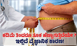 Weight Gain: ಕಡಿಮೆ ತಿಂದರೂ ತೂಕ ಹೆಚ್ಚಾಗುತ್ತಿದೆಯೇ ; ಇಲ್ಲಿದೆ ವೈಜ್ಞಾನಿಕ ಕಾರಣ!