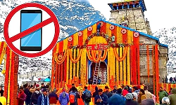 Mobile phone use banned inside Kedarnath temple premises