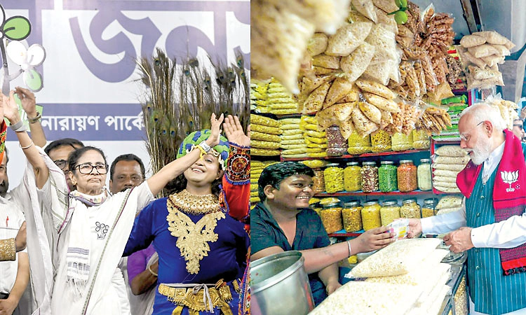 ಪಶ್ಚಿಮ ಬಂಗಾಲದಲ್ಲಿ ದೀದಿ Vs ಮೋದಿ ವರ್ಚಸ್ಸು