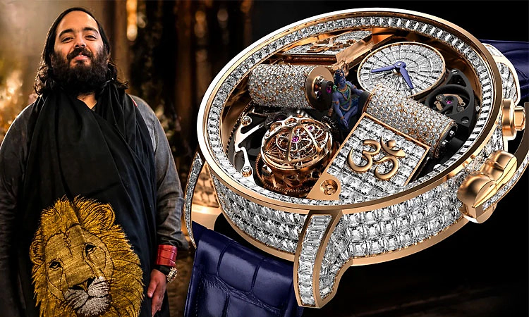 ಅನಂತ್ ಅಂಬಾನಿ ಕೈಯಲ್ಲಿ ರಾರಾಜಿಸುತ್ತಿದೆ ಕೋಟಿ ಬೆಲೆಯ 'ಶಿವ' ವಾಚ್: ಇದರ ವಿಶೇಷತೆಗಳೇನು?