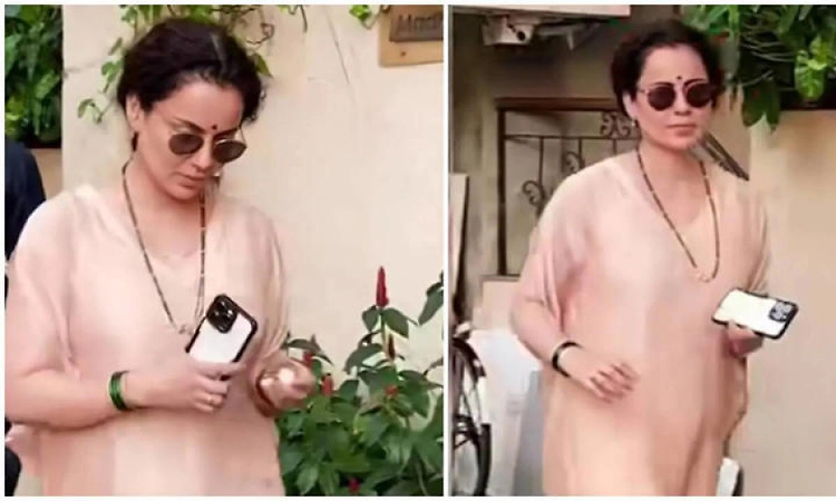 Is Kangana Ranaut secretly married? Mangalsutra and green bangles spark buzz