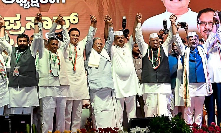 B.K. Hariprasad takes charge as KPCC chief, Congress leadership assigns two key tasks