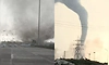 Video: Powerful funnel-shaped storm leaves trail of destruction in Tamil Nadu