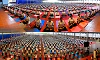 Over 1,500 Alva's students celebrate International Yoga Day in Moodbidri
