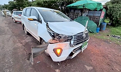 ಕೋತಲಕಟ್ಟೆ: ಮೂರು ಕಾರುಗಳ ನಡುವೆ ಸರಣಿ ಅಪಘಾತ
