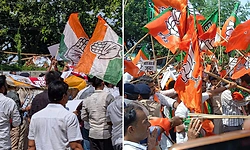 Two injured as BJP, Cong workers clash in Hyderabad