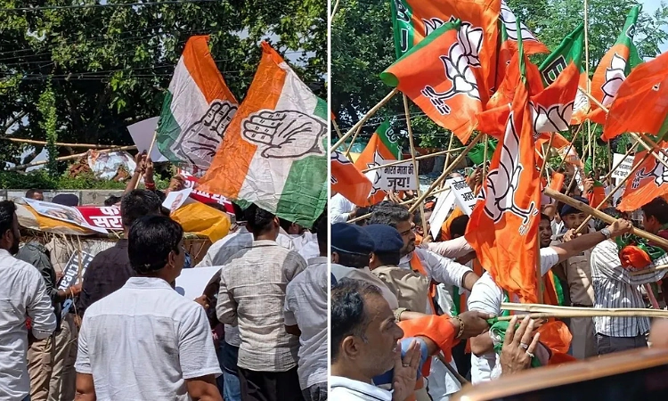 Two injured as BJP, Cong workers clash in Hyderabad