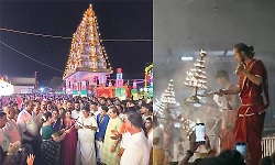 Uchila Dussehra: Maha Chandikayaga held at Mahalakshmi Temple; thousands participate in annasantarpane