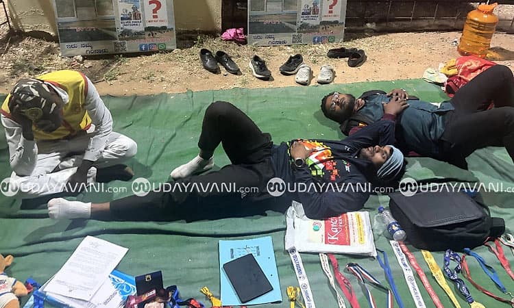 ಖೇಲೋ ಇಂಡಿಯಾ ಕ್ರೀಡಾಪಟು ಲೋಕೇಶ್ ರಾಠೋಡ್‌ ಅಹೋರಾತ್ರಿ ಧರಣಿ